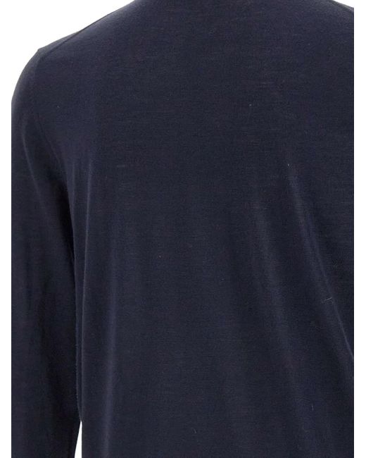 Kangra Blue Roll-Neck Sweater for men