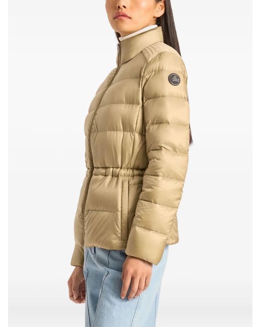 Fusalp Natural Cinched Quilted Puffer Jacket