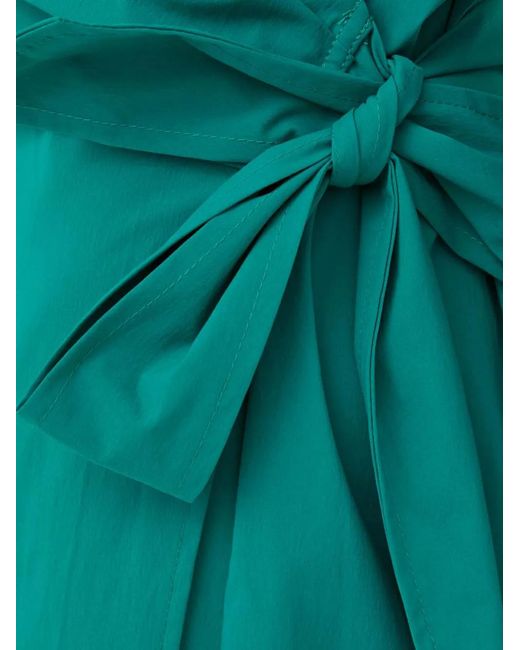 Day Birger et Mikkelsen Green V-Neck Midi Dress