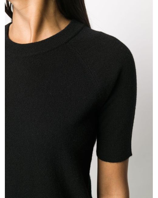 black cashmere t shirt