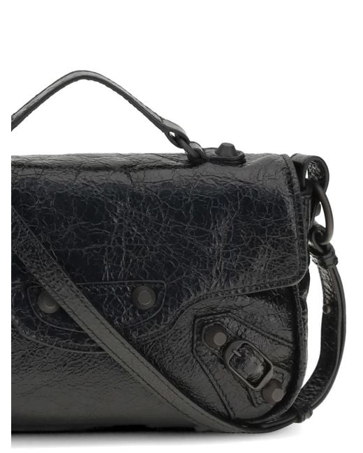 Balenciaga Black Le City Nano Shoulder Bag