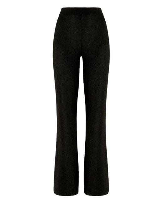 Missoni Flared Broek Met Glitters in het Black
