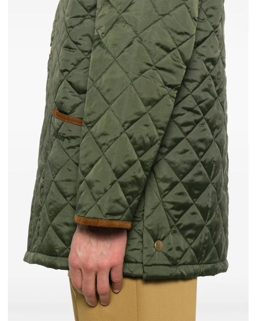 メンズ Barbour Liddesdale ダウンジャケット Green