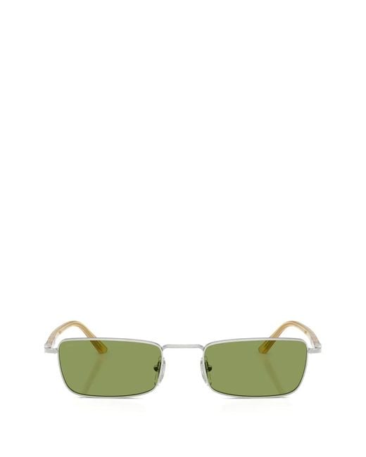 Persol Green Rectangle Sunglasses