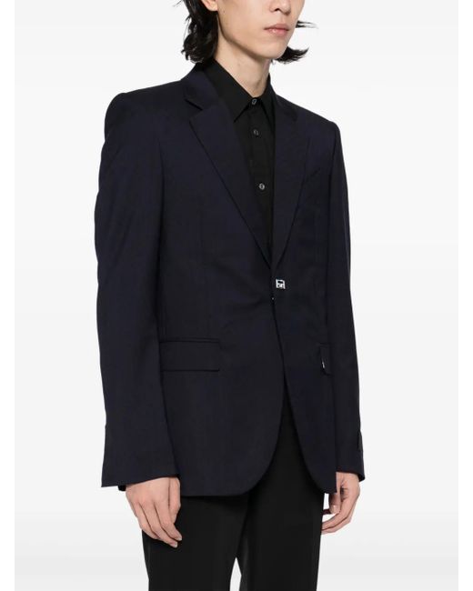 Givenchy Blue 2G-Clip Blazer for men