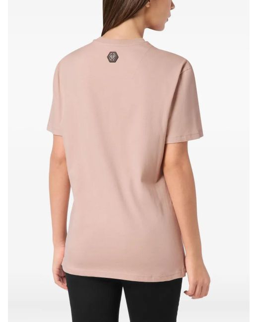 Philipp Plein Pink Sexy Pure Vintage Racing T-Shirt