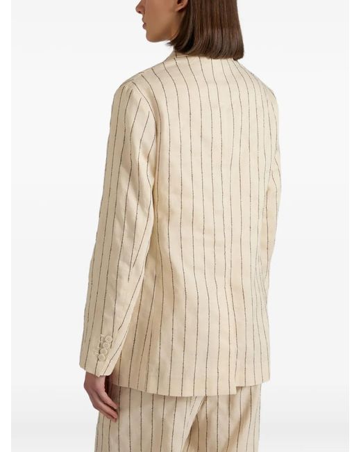Montedoro Natural Pinstripe Blazer