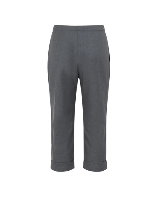 Co. Gray Drawstring Cuffed Trousers