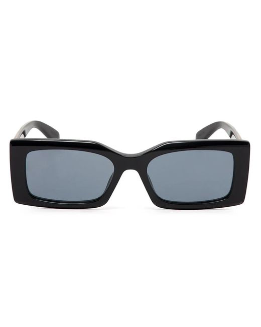 Stella McCartney Blue Rectangle-Frame Sunglasses
