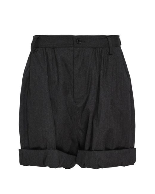 Y's Yohji Yamamoto Black Balloon Shorts