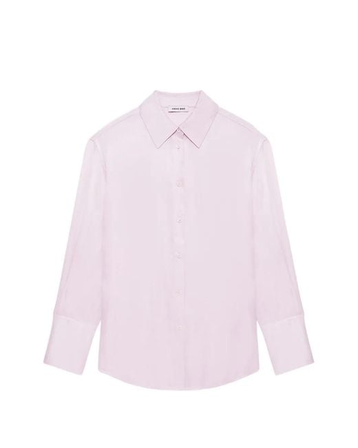 Anine Bing Pink Bridget Shirt