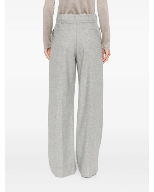 Brunello Cucinelli ベルテッド パンツ Gray