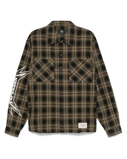 Represent Green Metallica Shirt for men