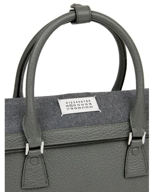 Maison Margiela Gray Small 5Ac Daily Vertical Backpack