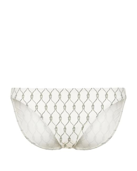 Tory Burch White Bikini Briefs