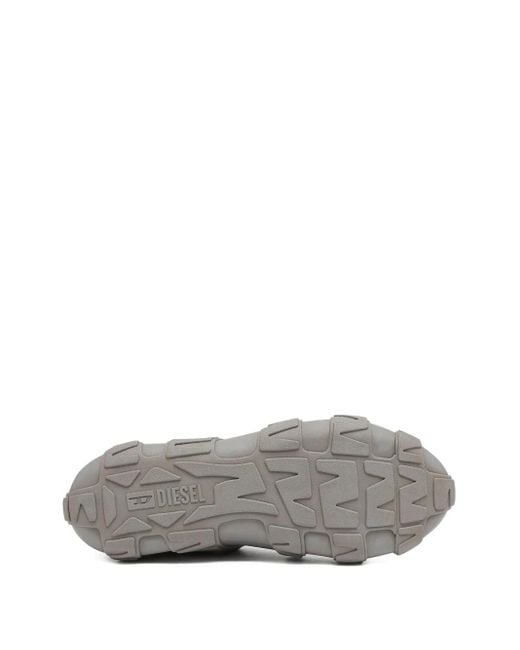 DIESEL Gray S-d-griffe Low Sneakers for men