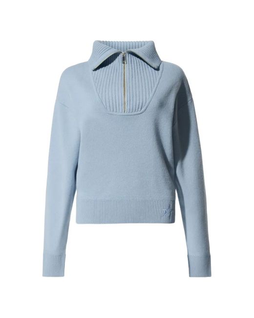 Perfect Moment Blue Half Zip Top