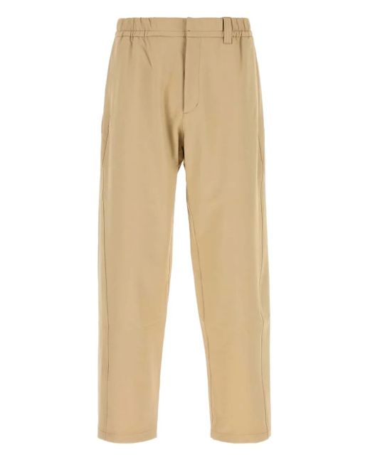 Herno Broek Met Elastische Tailleband En Zakken in het Natural voor heren