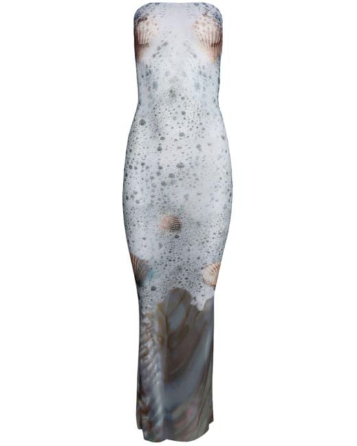 DI PETSA Gray Sea Foam Dress