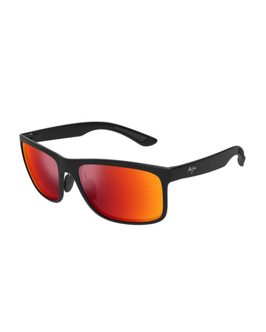 Maui Jim Red Huero Square-Frame Sunglasses