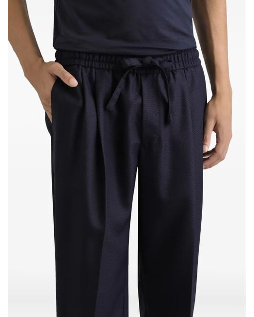 メンズ Dolce & Gabbana ドローストリング トラックパンツ Blue