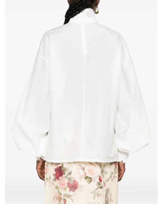 Blusa Con Cintura di Zimmermann in White