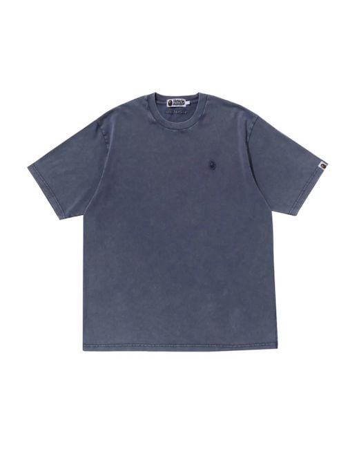 A Bathing Ape Blue Washed T-Shirt for men