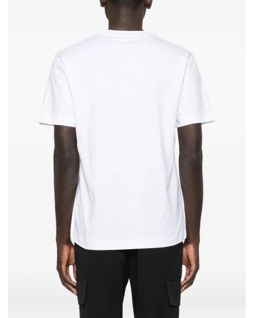 Etudes Studio White The Regular Signed Graphic-Print T-Shirt for men