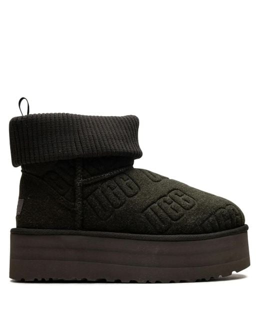 Ugg Black Classic Mini Platform "Forest Night" Boots