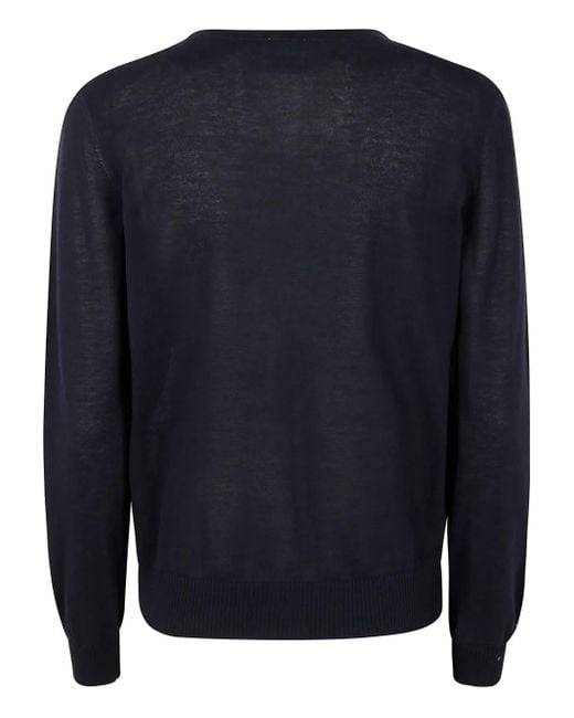 Paul Smith Blue Knitted Cardigan Button