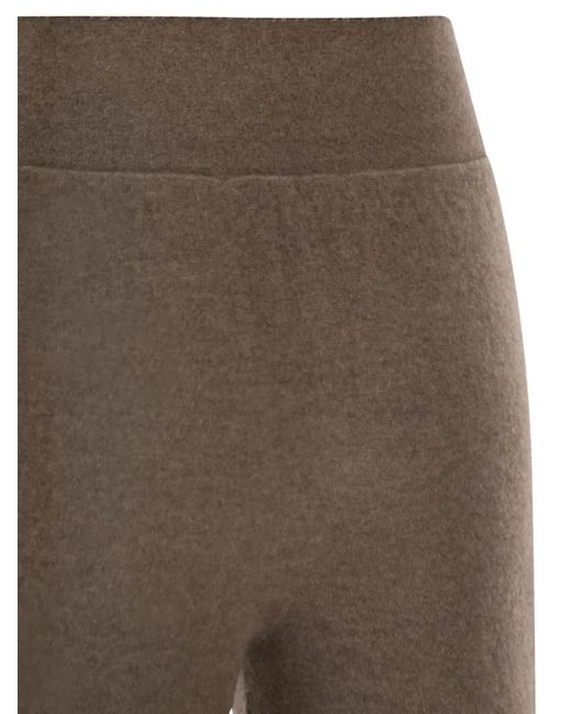 Vanisé Brown Cashmere Palazzo Pants