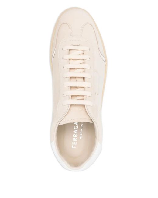 Ferragamo Natural Athena Low-Top Sneakers