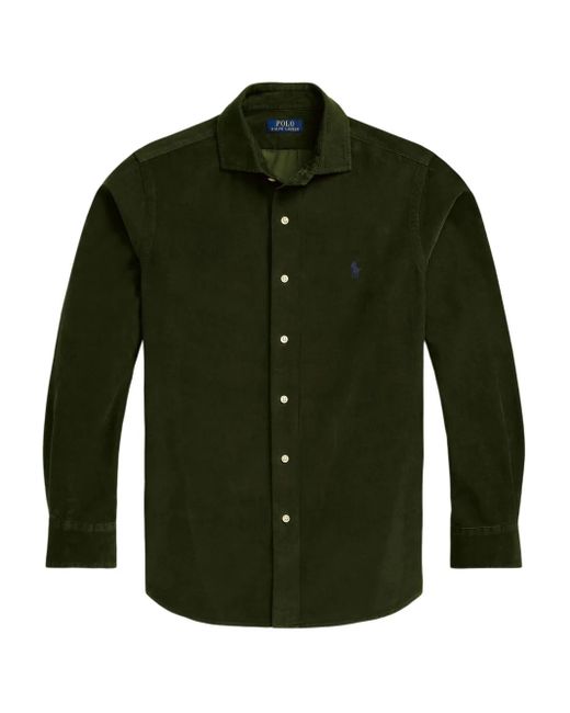 Polo Ralph Lauren Green Custom Fit Shirt for men