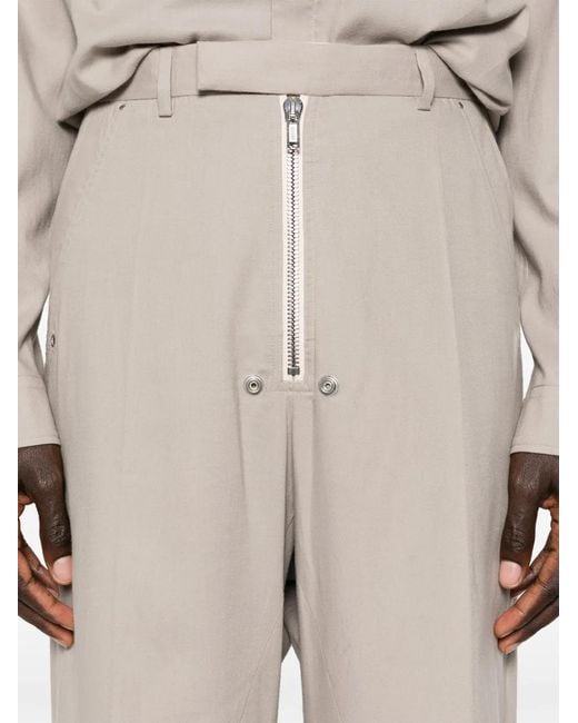 Rick Owens Belas Hose Mit Reißverschlussdetail in White für Herren