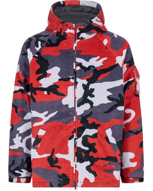 Supreme X Nike Arc Corduroy Hooded Jacket in Red Lyst Australia