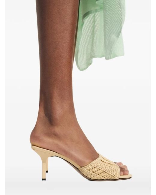 Jacquemus Natural Mules The Cubisto À Talon