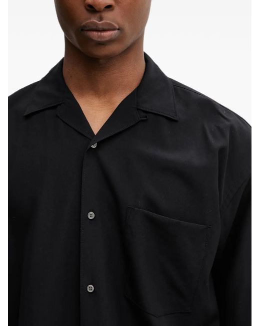 Beams Plus Black Short-Sleeved Shirt for men