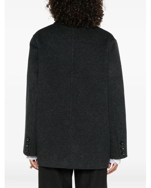Semicouture フラップポケット ジャケット Black
