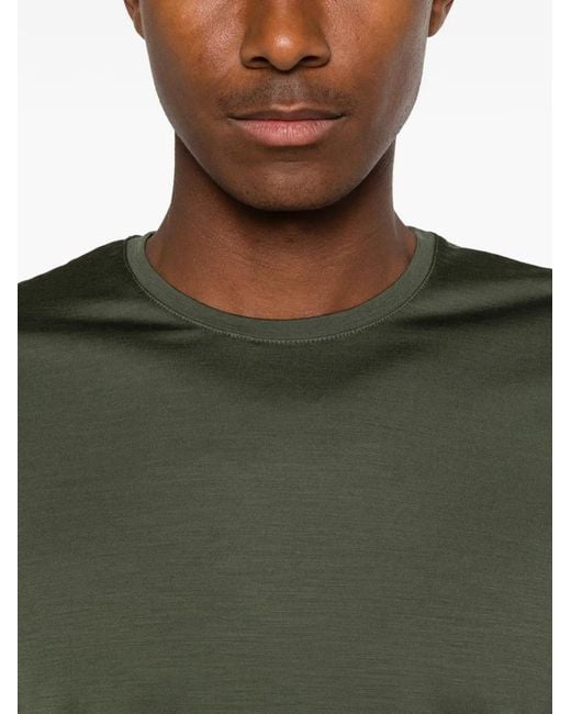 Montecore Green Crew-Neck T-Shirt for men