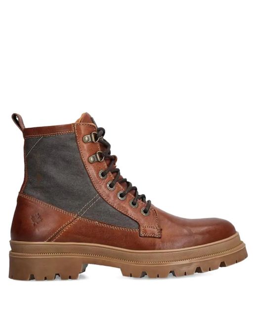 CANADA SNOW Brown Mount Hektor Lace-Up Boots for men
