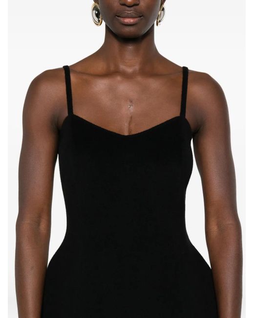 Rohe Black Double-Face Bustier Top