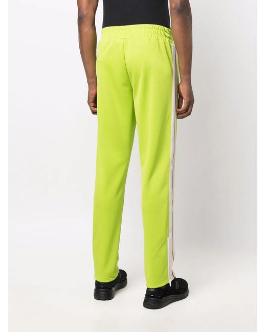 Palm Angels Yellow Pantaloni Sportivi for men