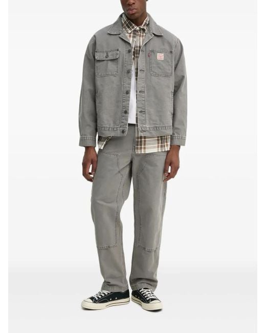 Levi's Gray 568 Cotton Jeans for men