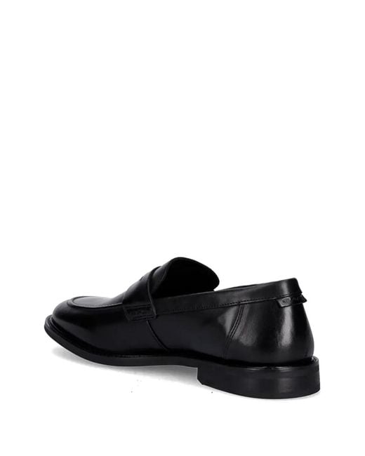 Gant Black Penny Leather Loafers for men