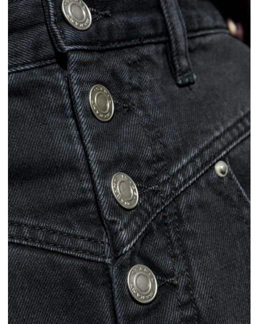 Isabel Marant Black Jovany' Denim Shorts