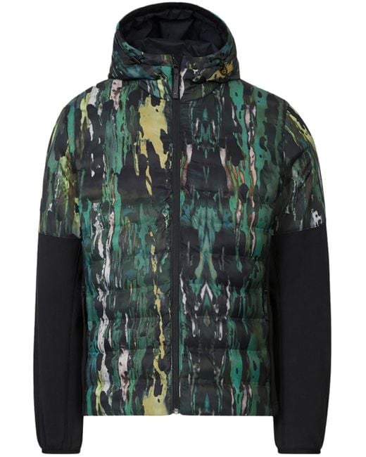 Aztech Mountain Green Ozone Quilted Fleece Midlayer Jacket for men