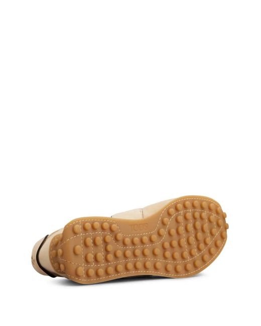 Tod's Natural Leather Sneakers