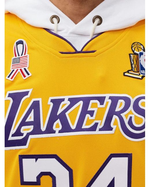 X La Lakers Débardeur À Logo Imprimé Mitchell & Ness pour homme en coloris Yellow