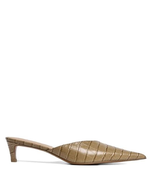 12 STOREEZ Multicolor 40Mm Crocodile-Embossed Pointed-Toe Mules