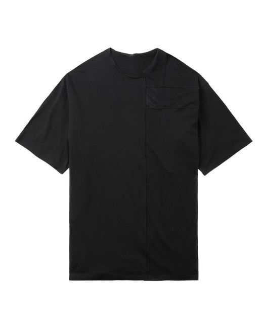 T-shirt asimmetrica di Yohji Yamamoto in Black da Uomo